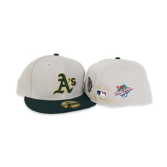 【US限定】NEW ERA 59FIFTY Oakland Athletics WS Stone/Green Stone Oakland Athletics 9X World Series Champions 59FIFTY