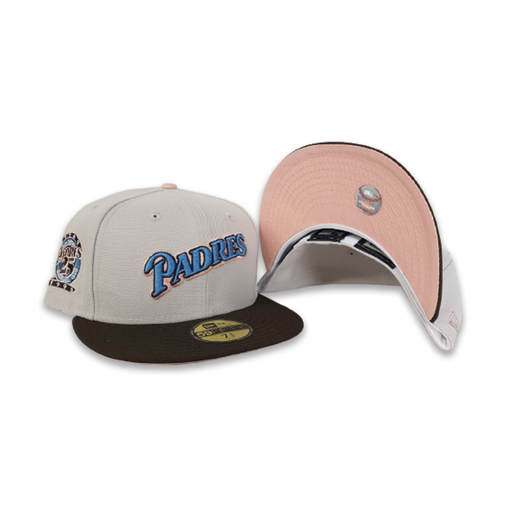 San Diego Padres Brown Cursive 59FIFTY Fitted Hats