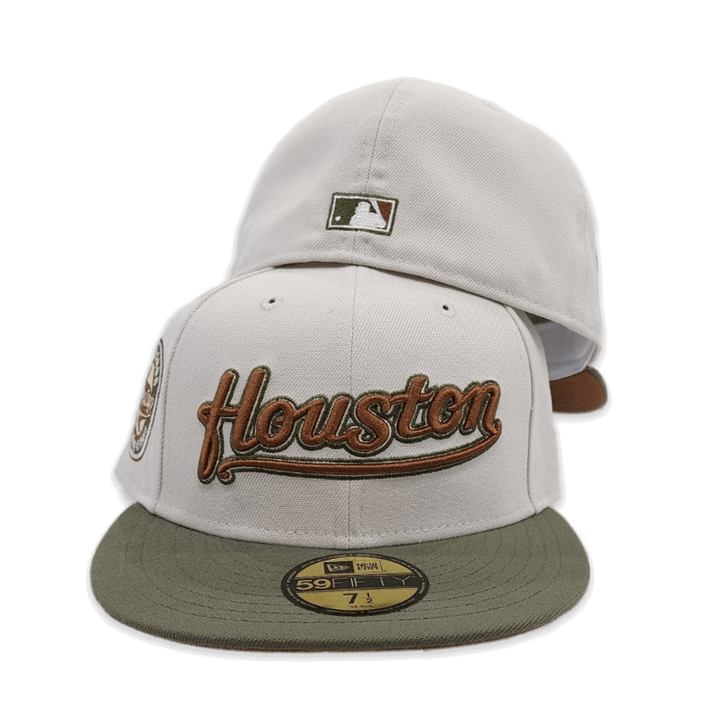 Stone Script Houston Astros Celebrating 45 Years New Era Fitted 75/8
