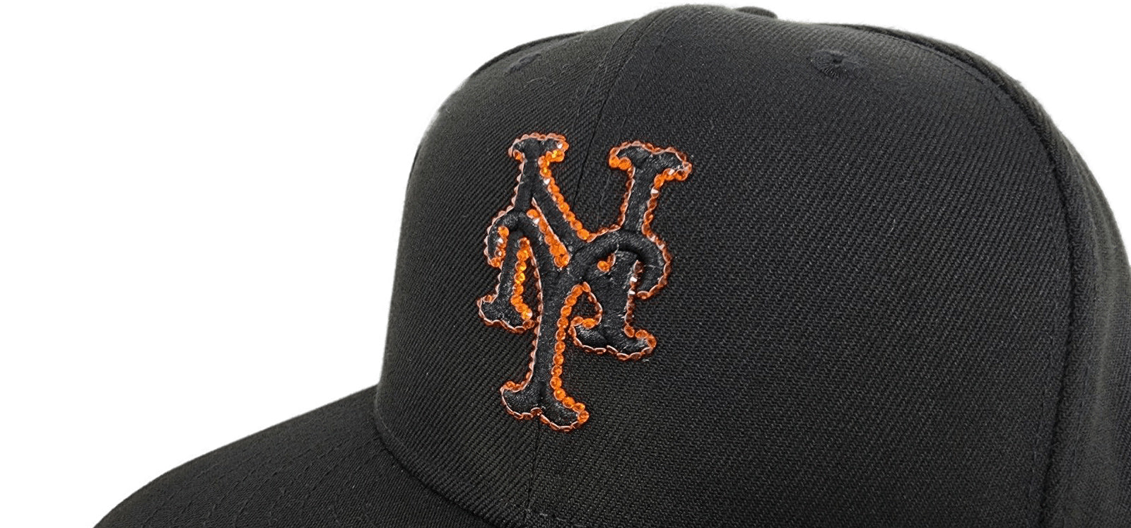 Swarovski Crystal Black New York Mets New Era 59Fifty Fitted