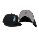 Swarovski Crystal Black Seattle Mariners New Era 59Fifty Fitted