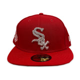 Swarovski Crystal Red Chicago White Sox 2003 All Star Game Side Patch New Era 59Fifty Fitted