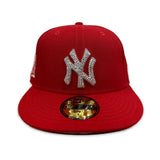 Swarovski Crystal Red New York Yankees 2000 Subway Series Side Patch New Era 59Fifty Fitted