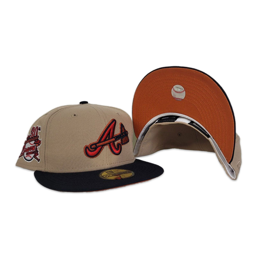 Atlanta Braves Hat Alternate Tomahawk On Field Fitted 7 3/8 New