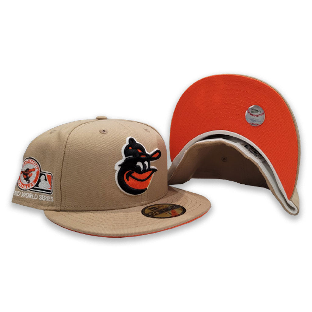 New Era Baltimore Orioles Fitted Orange Bottom Olive Orange (50Th An –  FCS Sneakers
