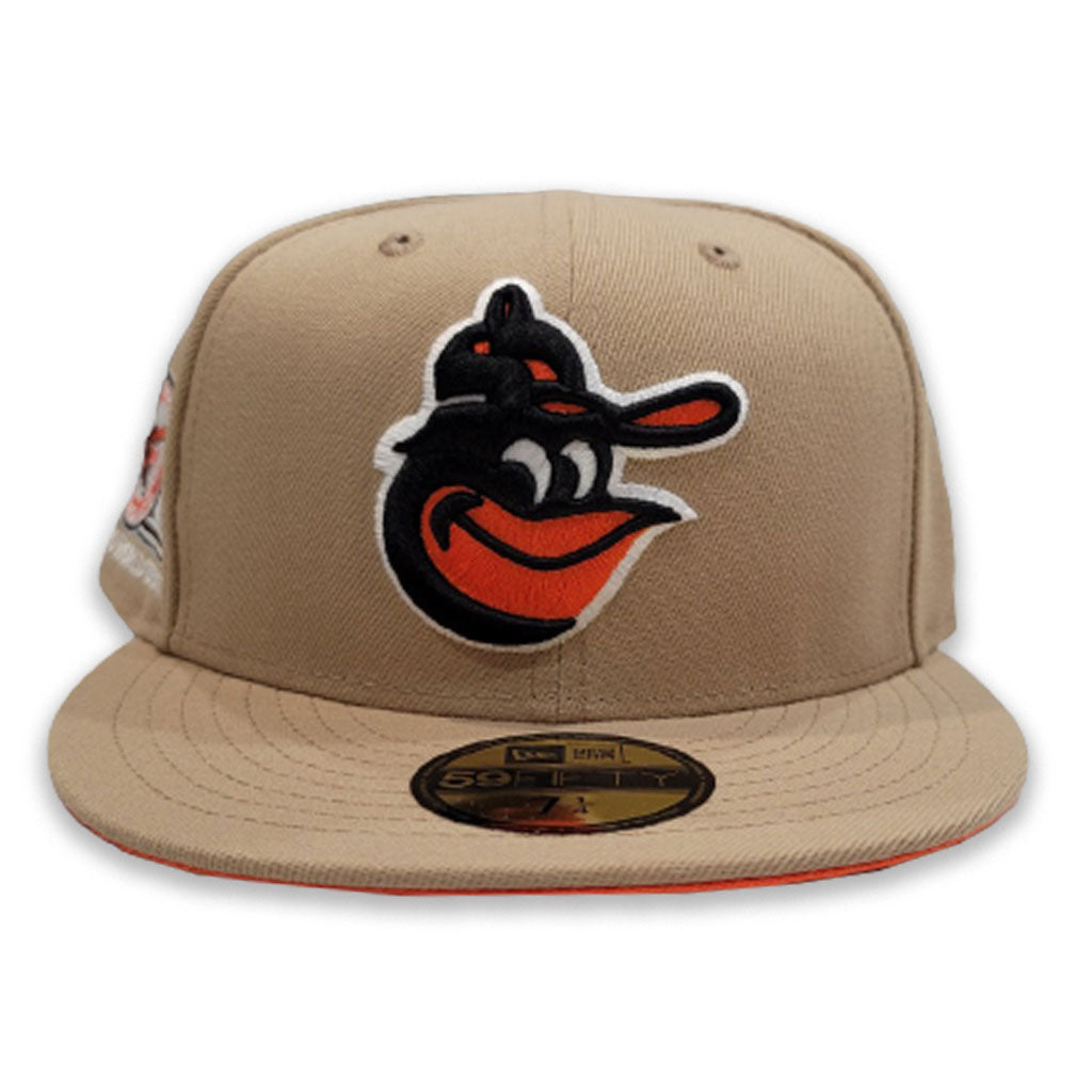 Baltimore Orioles Harris Tweed 59FIFTY Fitted Hat, Brown - Size: 7 7/8, MLB by New Era