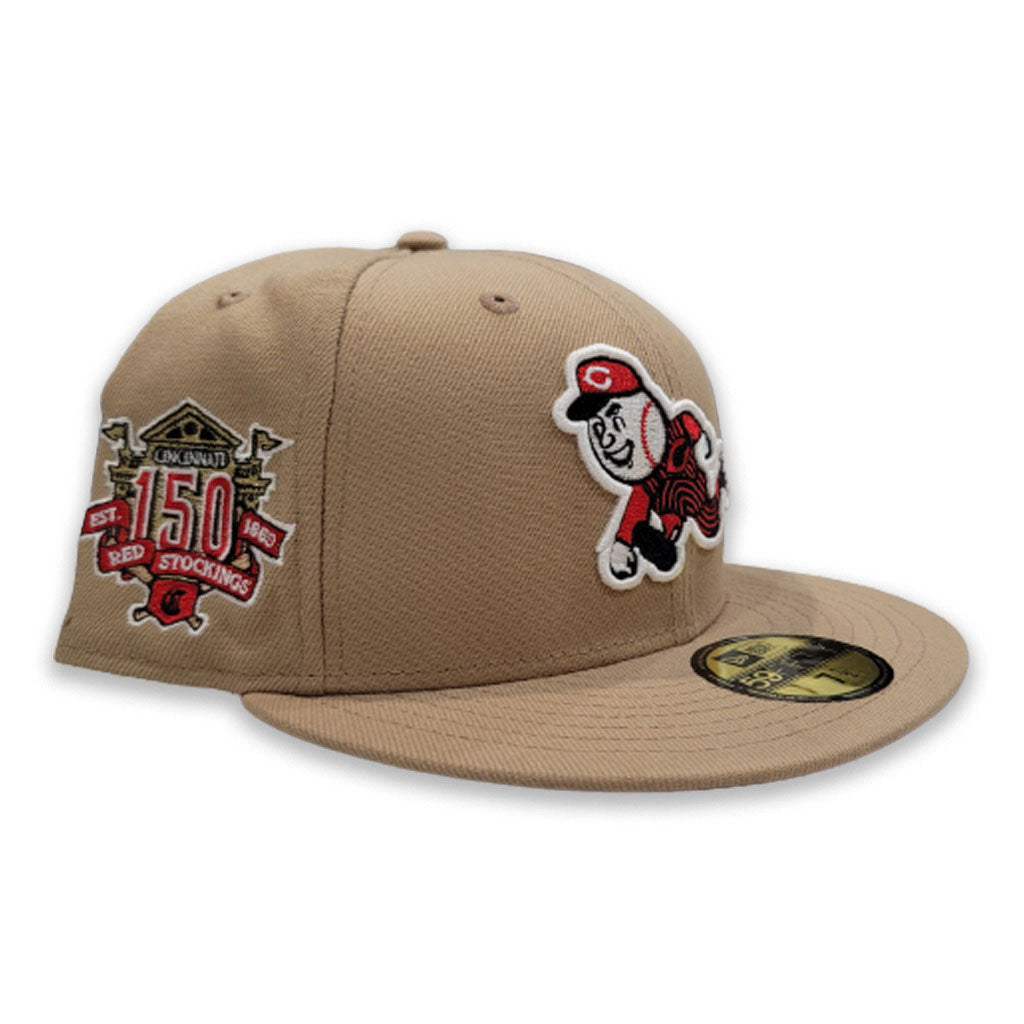 New Era Cincinnati Reds 150th Anniversary Throwback Prime Edition 59Fifty  Fitted Cap