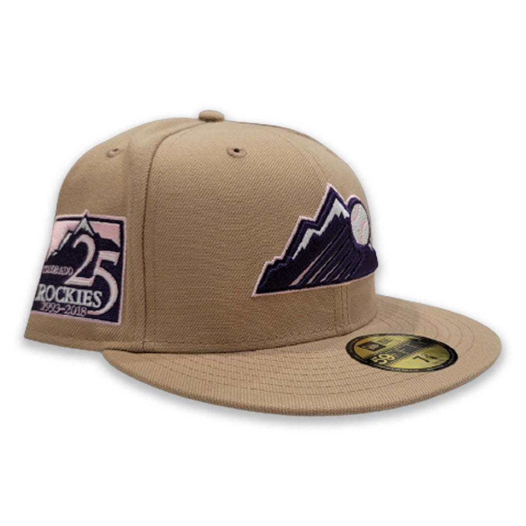 Official New Era Colorado Rockies MLB Brown 59FIFTY Fitted Cap B8074_258