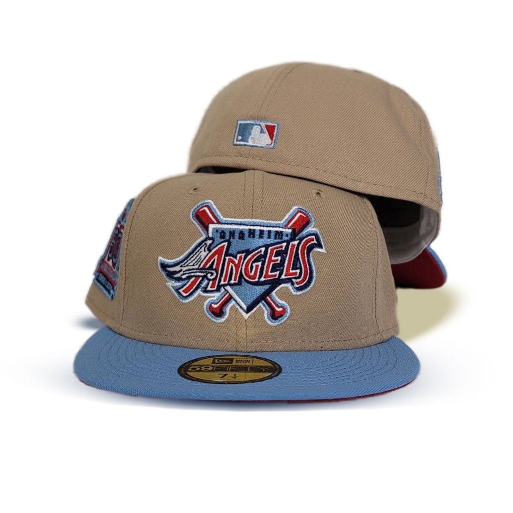 Los Angeles Angels New Era Color Fade 59FIFTY Fitted Hat - Black
