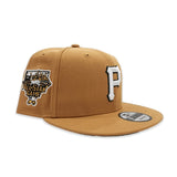 Tan Pittsburgh Pirates Dark Green Bottom 2006 All Star Game Side Patch New Era 9Fifty Snapback
