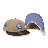 Tan St. Louis Cardinals Brown Visor Lavender Bottom 1967 World Series Side Patch New Era 59Fifty Fitted