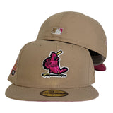 Tan St. Louis Cardinals Fusion Pink Bottom 1964 World Series New Era 59Fifty Fitted