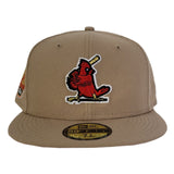 Tan St. Louis Cardinals Red Bottom 1964 World Series New Era 59Fifty Fitted
