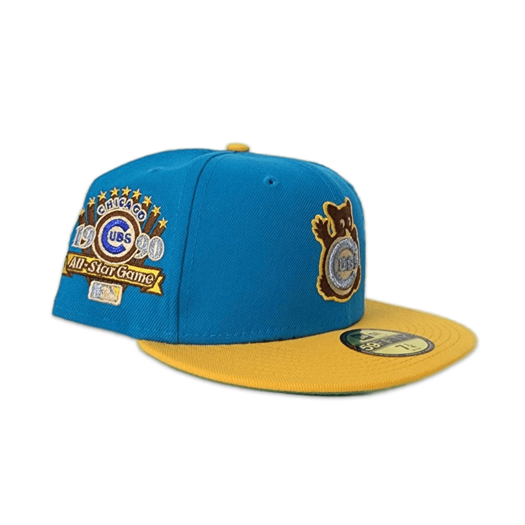 Chicago Cubs 1990 All Star Game Toasted Peanut 59FIFTY Fitted Cap