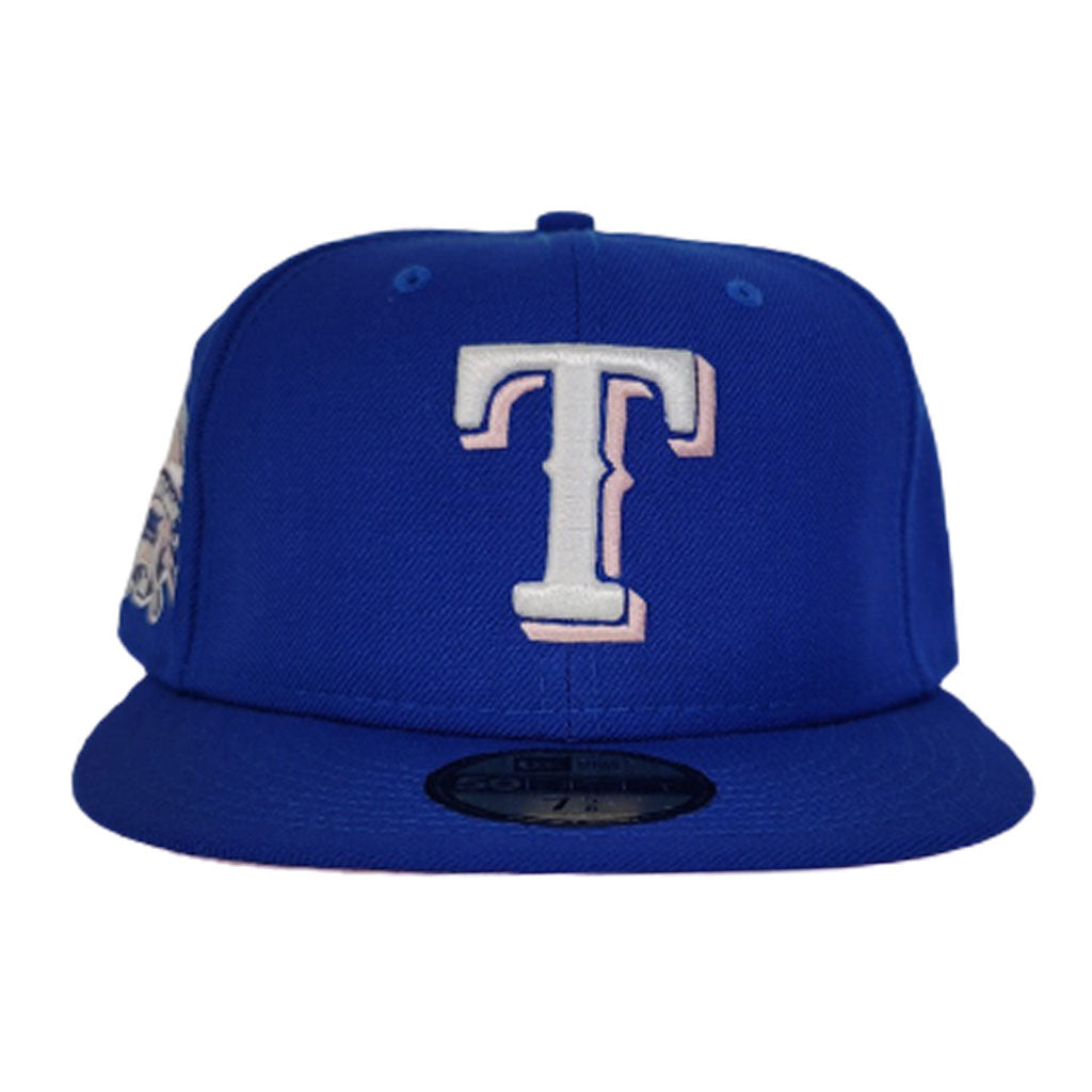 New Era 59FIFTY Texas Rangers Final Season Patch Icy UV Hat - Royal, Light Blue Royal / 7 1/8