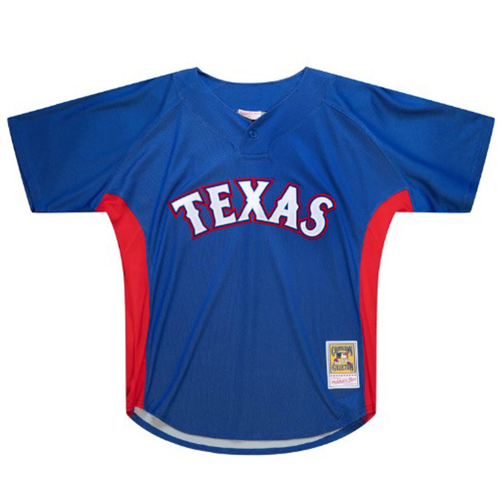 Exclusive Fitted Texas Rangers Vladimir Guerrero Mitchell & Ness 2010 Royal Blue Jersey L