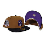 Toast Chicago Cubs Black Corduroy Visor Purple Bottom 1990 All Star Game Side Patch New Era 59Fifty Fitted
