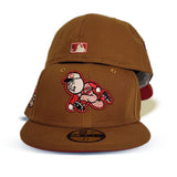 Toast Cincinnati Reds Red Bottom 2003 Inaugural season side Patch New Era 59Fifty Fitted