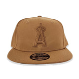 Tonal Khaki Los Angeles Angles Gray Bottom New Era 9Fifty Snapback