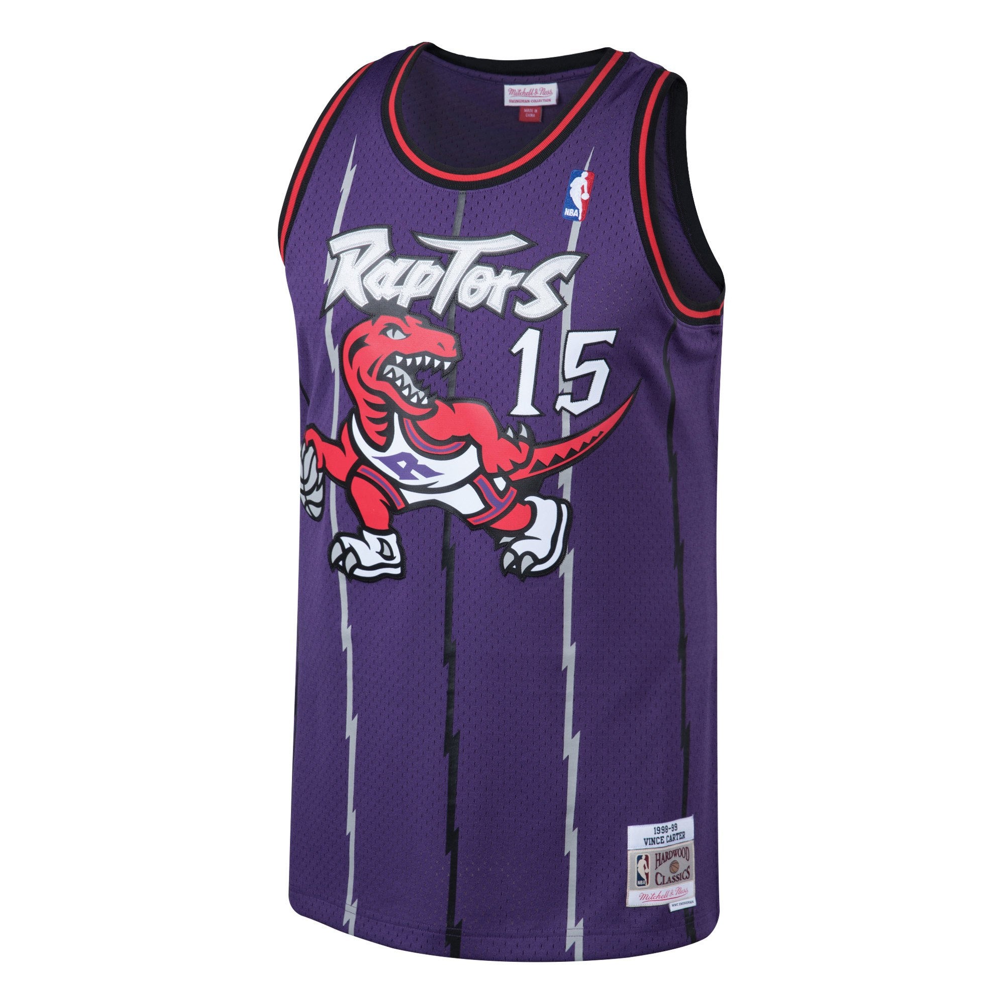 Toronto Raptors 1998-99 Vince Carter Mitchell & Ness Purple Swingman Jersey
