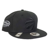 Toronto Raptors Black Reflective 2019 Champs New Era 59Fifty Fitted Hat