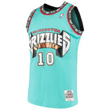 Vancouver Grizzlies 1999-99 Mike Bibby Mitchell & Ness Teal Swingman Jersey