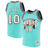 Vancouver Grizzlies 1999-99 Mike Bibby Mitchell & Ness Teal Swingman Jersey