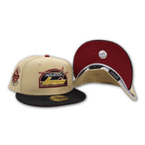 Vegas Gold Houston Astros Black Visor Brick Red Bottom Celebrating 45 Years Side Patch New Era 59Fifty Fitted