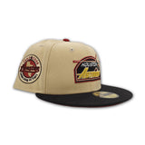 Vegas Gold Houston Astros Black Visor Brick Red Bottom Celebrating 45 Years Side Patch New Era 59Fifty Fitted