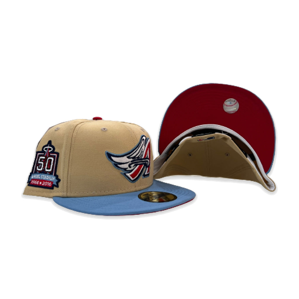 New Era Anaheim Angels 59FIFTY Fitted Hat Camouflage Lid LA Angel
