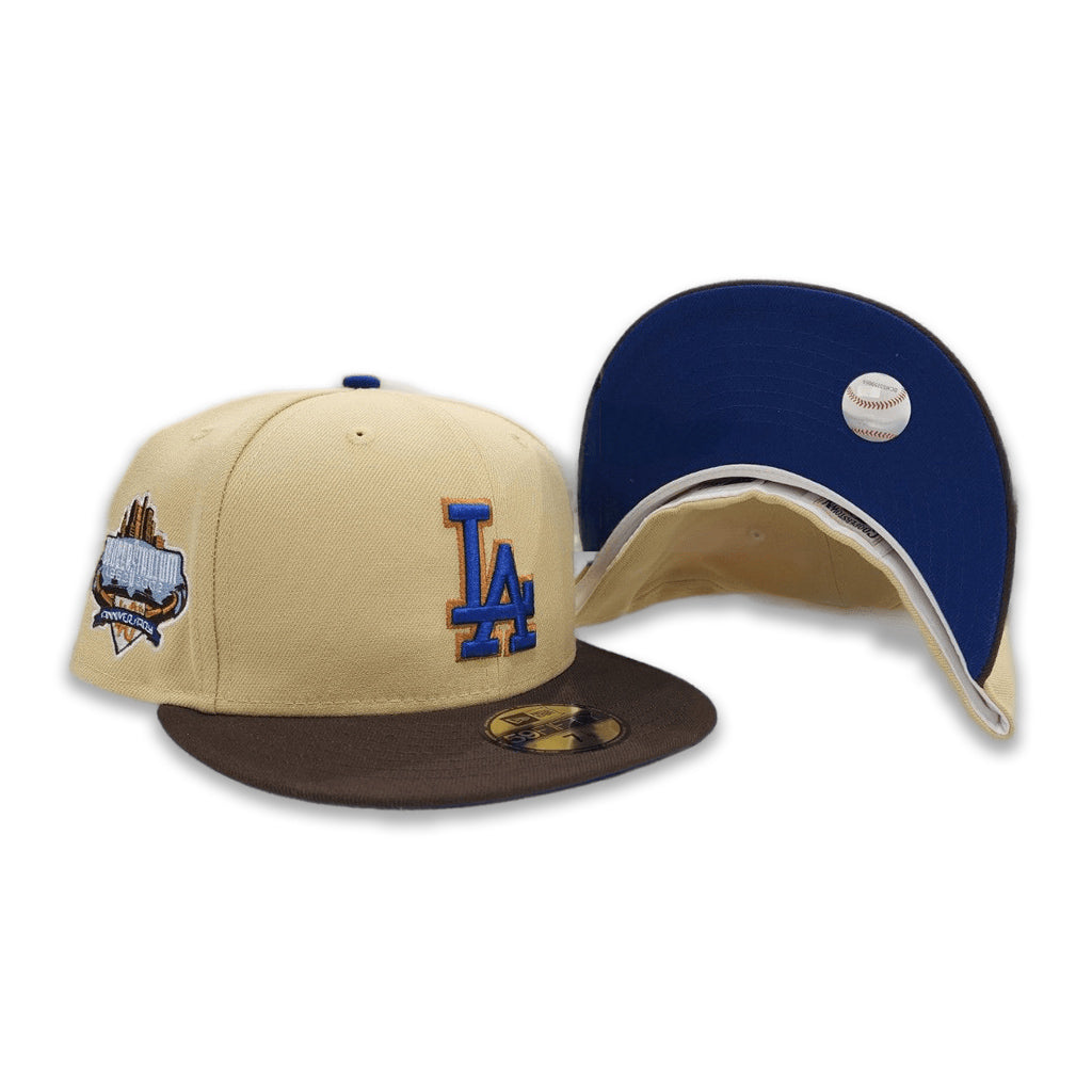 Vegas Gold Los Angeles Dodgers Brown Visor Royal Blue Bottom 40th Anni –  Exclusive Fitted Inc.