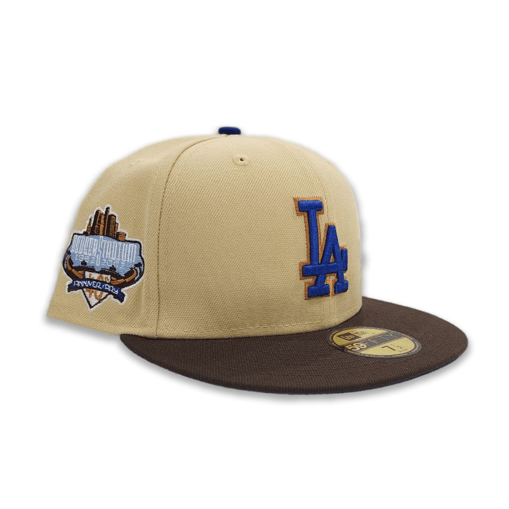 New Era 59Fifty Los Angeles Dodgers Gold Stated Fitted Hat Dark