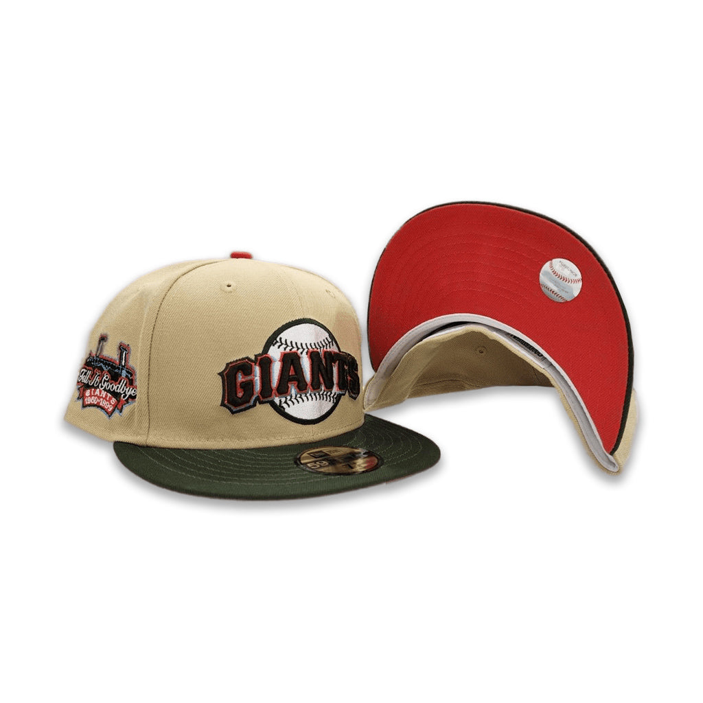 New Era San Francisco Giants Great Outdoors 25th Anniversary Patch Hat Club Exclusive 59Fifty Fitted Hat Indigo/Olive