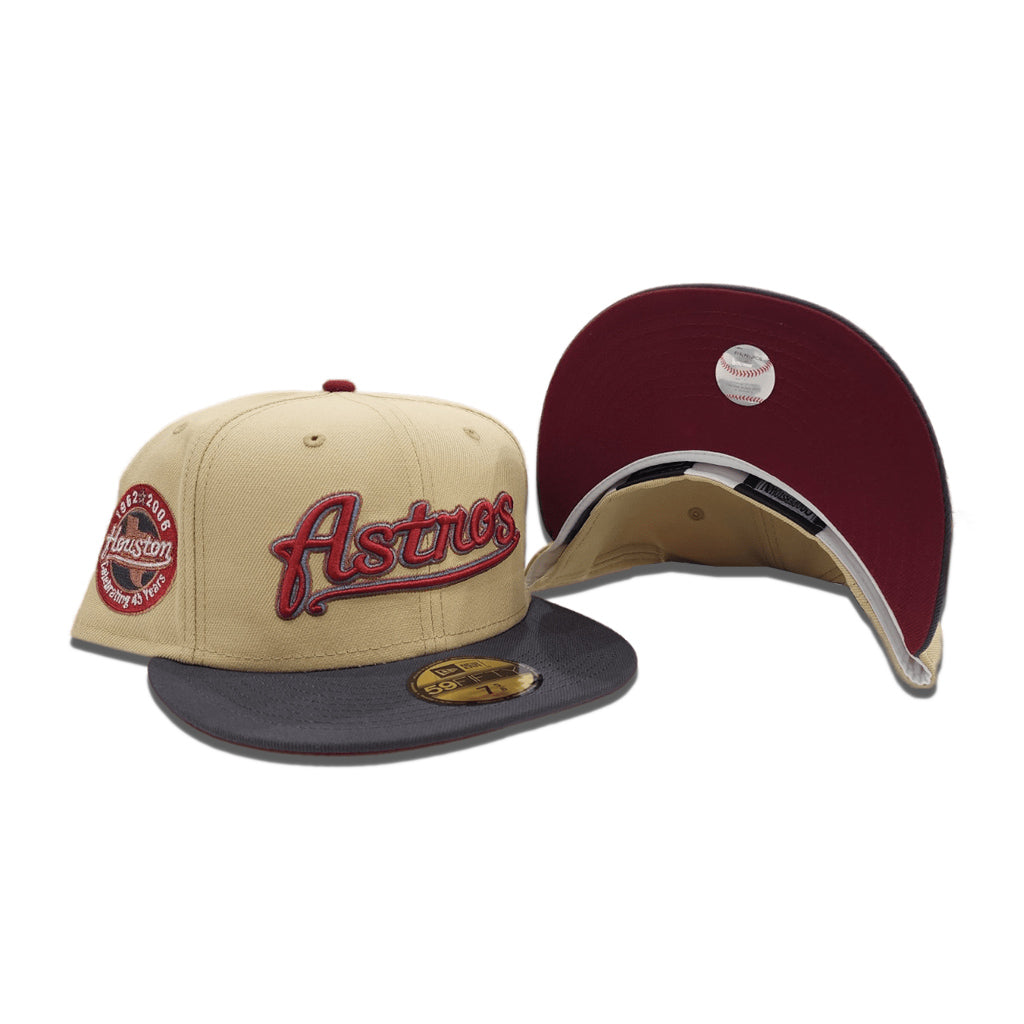 Houston Colt .45's New Era Primary Logo 59FIFTY Fitted Hat - Navy/Gold