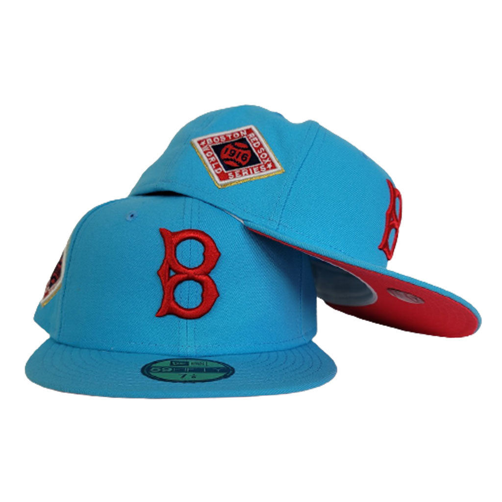 Official New Era Boston Red Sox MLB Infrared Navy 59FIFTY Fitted