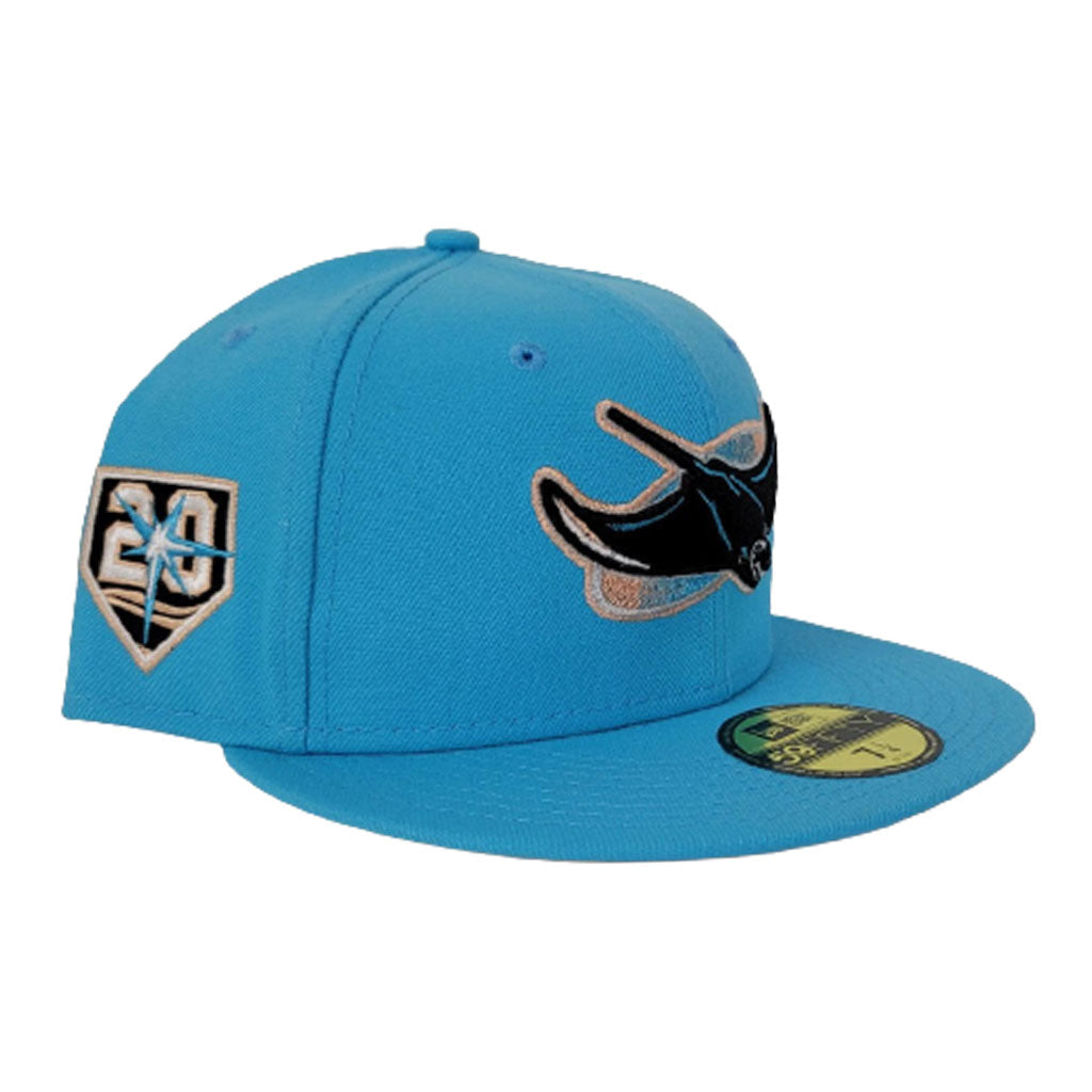 New Era Tampa Bay Rays Fitted Hat 20th Anv Side Patch 59FIFTY Size