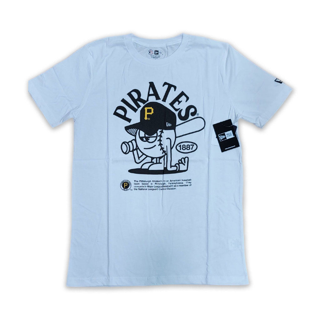 White Pittsburgh Pirates New Era Short Sleeve T-Shirt M