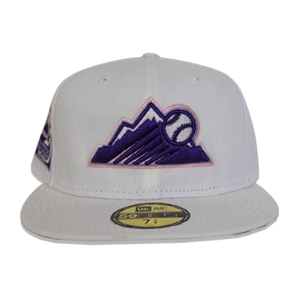 Colorado Rockies Sidepatch 2021 All-Star Game 59FIFTY Fitted Hat - Black/ White Blk/Wht / 7 3/8