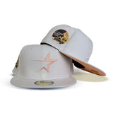 Product - White Houston Astros Peach Bottom 35th Great Years Side Patch New Era 59Fifty Fitted