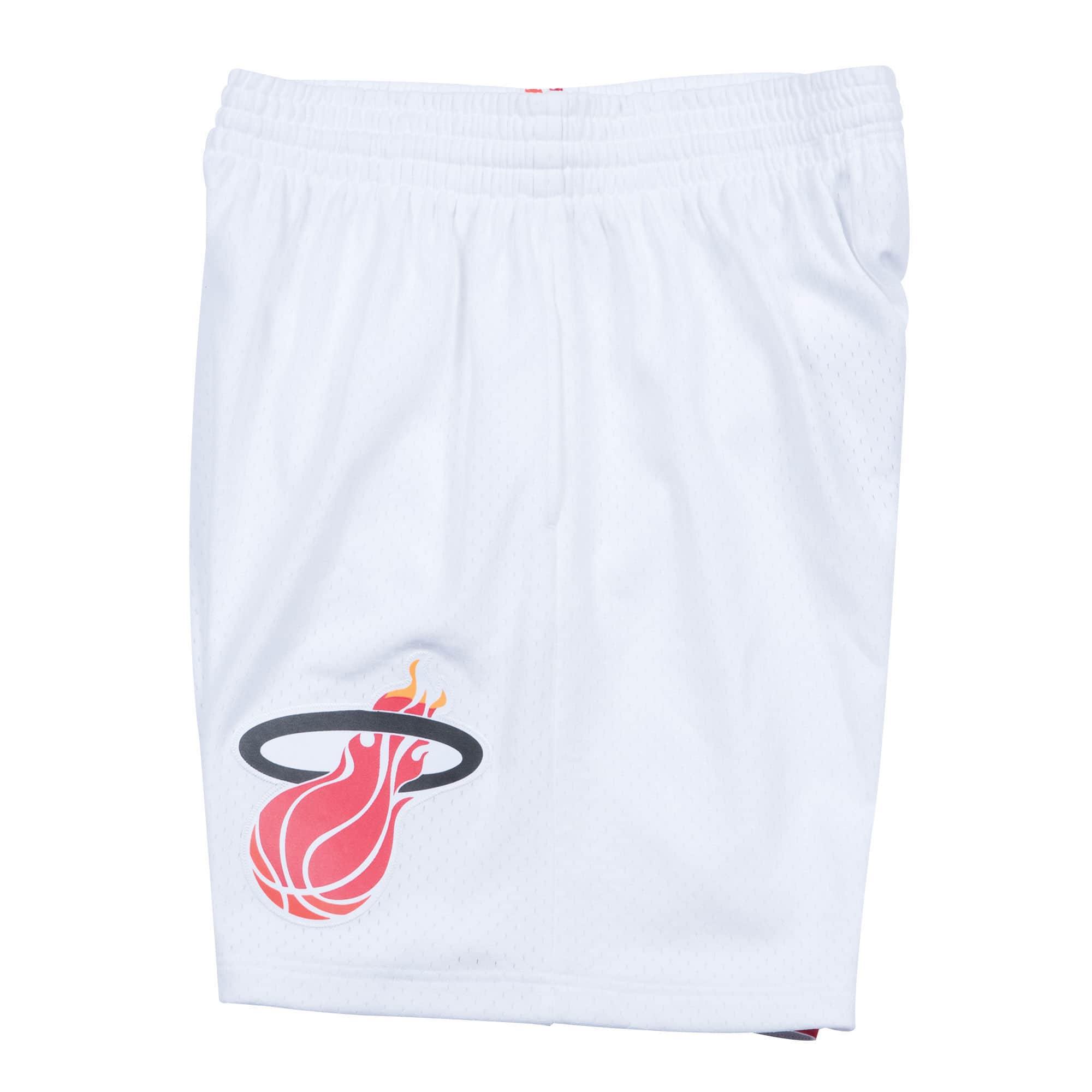 Mitchell & Ness Miami Heat Swingman Shorts White, Size: Small