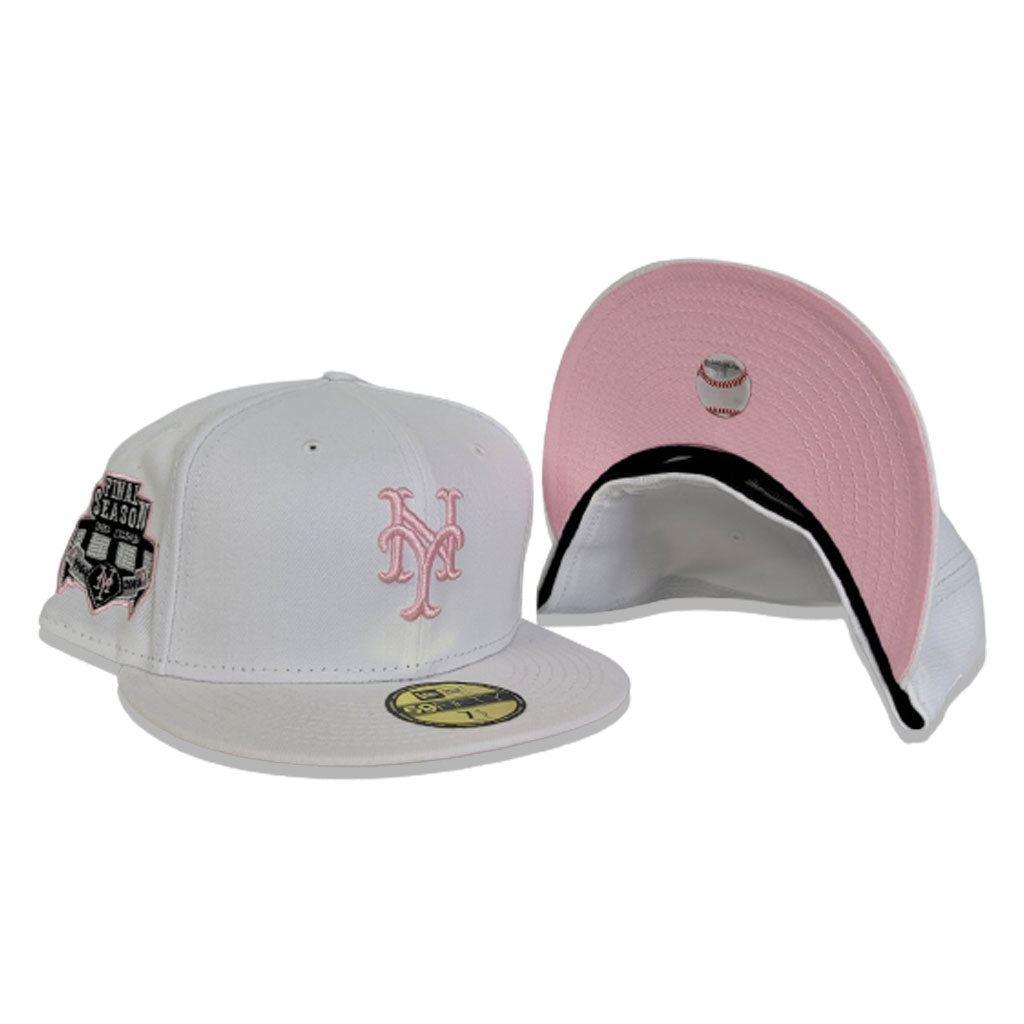 New Era 59Fifty Silky Pink UV New York Mets Shea Stadium Patch Hat