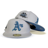 Product - White Oakland Athletics Icy Blue Bottom 1989 World Series Side Patch New Era 59Fifty Fitted