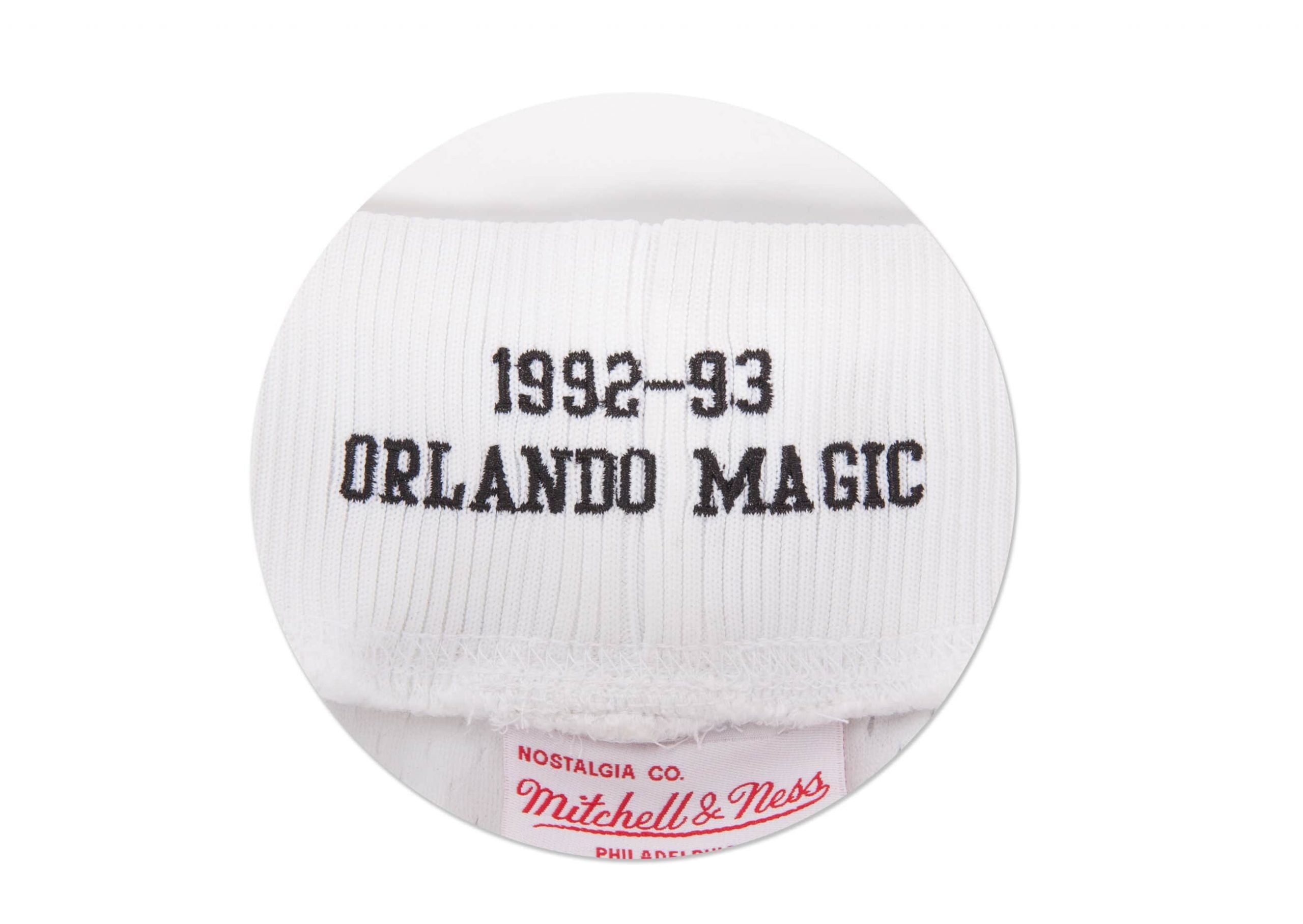 Authentic MITCHELL & NESS NBA ORLANDO MAGIC WHITE 1992-93 SHORTS SIZE  Large