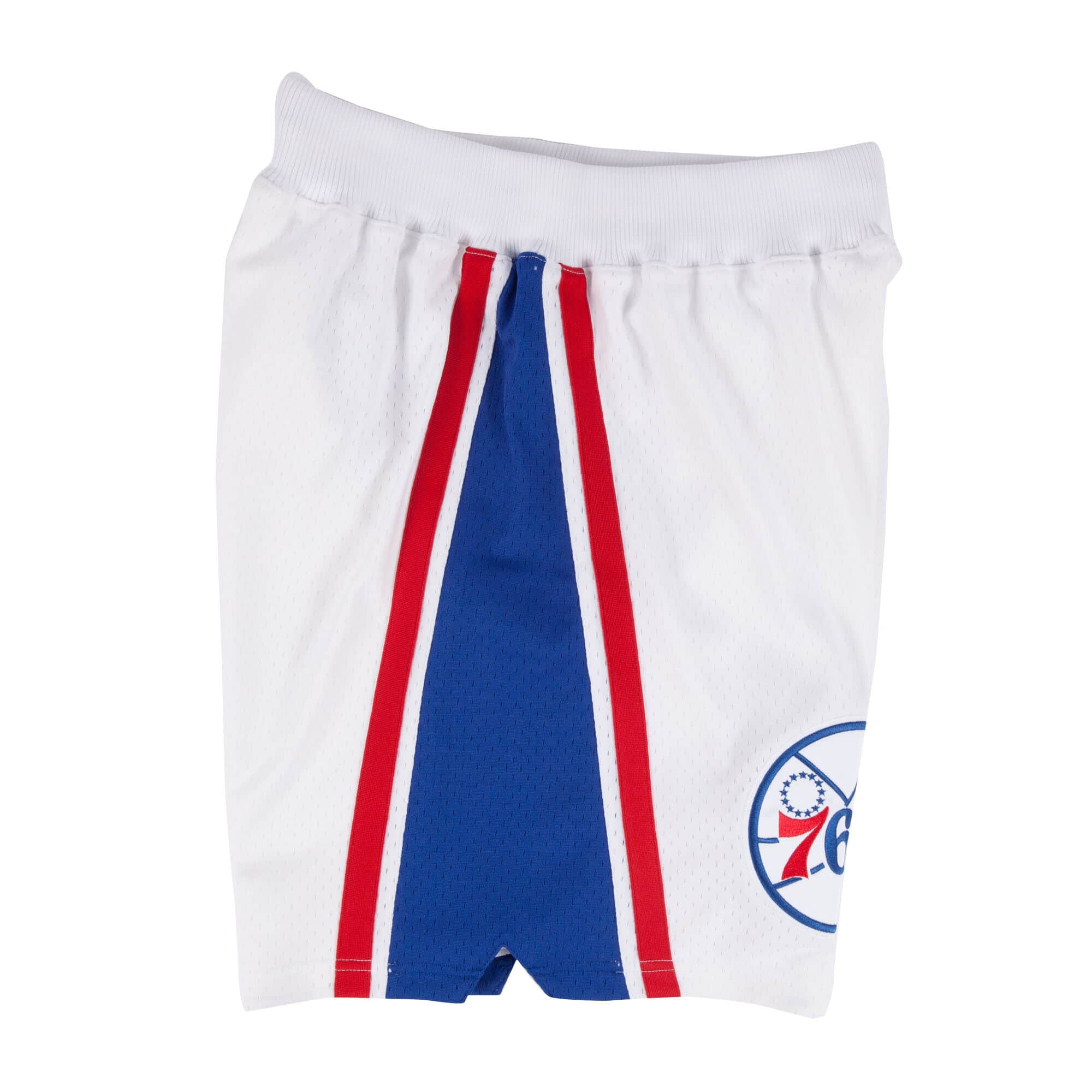 White Philadelphia 76ers Mitchell & Ness NBA Men's Authentic NBA Shorts