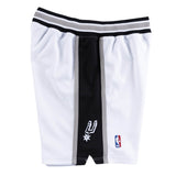 White San Antonio Spurs Mitchell & Ness NBA Men's Authentic NBA Shorts