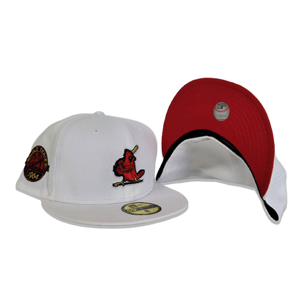 St.Louis Cardinals Sidepatch 2006 World Series 59FIFTY Fitted Hat - Black/ White Blk/Wht / 7 3/8