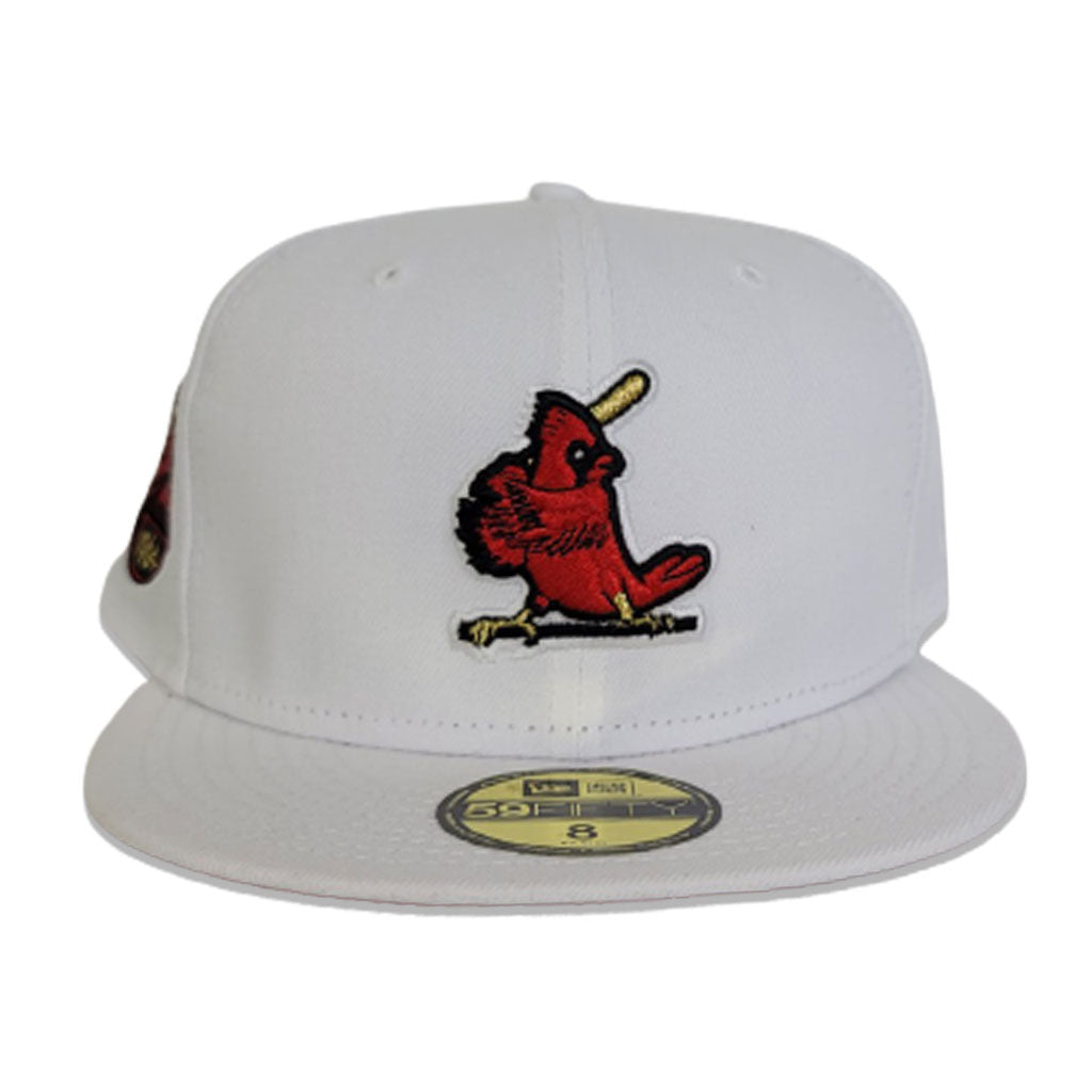 White St. Louis Cardinals Red Visor Grape Purple Bottom 1964 All Star Game Stimpy Collection New Era 59FIFTY Fitted 71/2