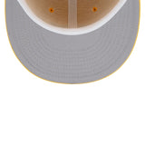Yellow Los Angeles Lakers Gray Bottom New Era X Just Don New Era 59FIFTY Fitted