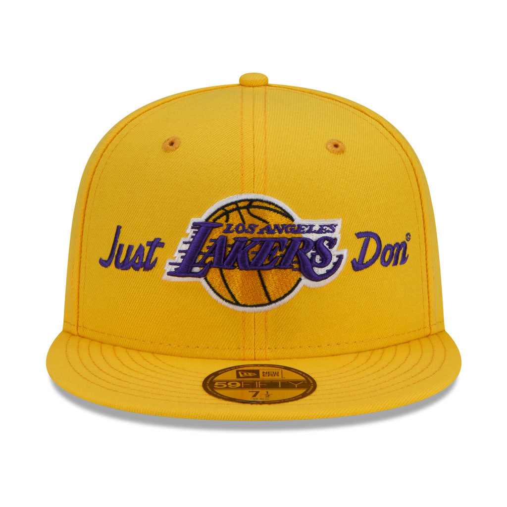 Yellow Los Angeles Lakers Gray Bottom New Era X Just Don New Era