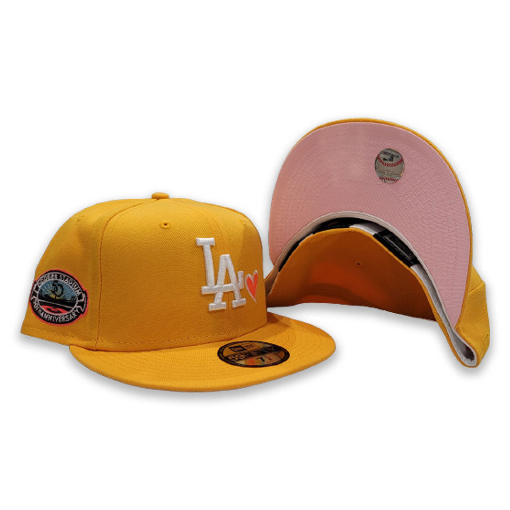 MLB Los Angeles Dodgers Pink/Blue Logo 50th Anniversary Patch Fitted H –  Yesterday's Fits